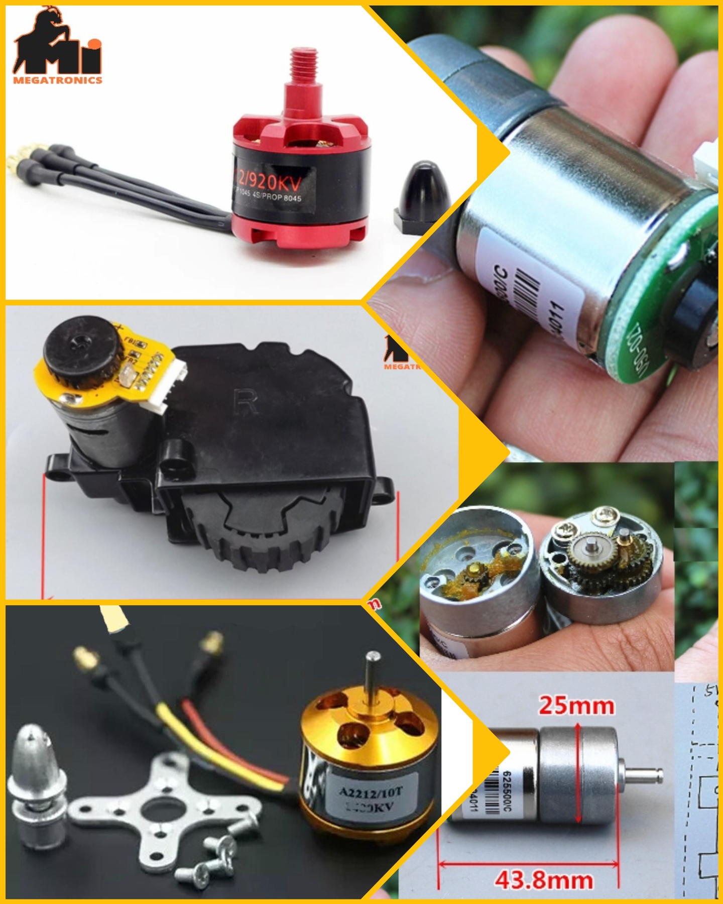 Brushless BLDC, Encoder motor